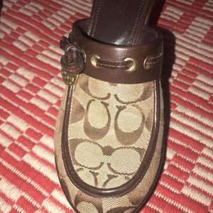 Coach mule worn once